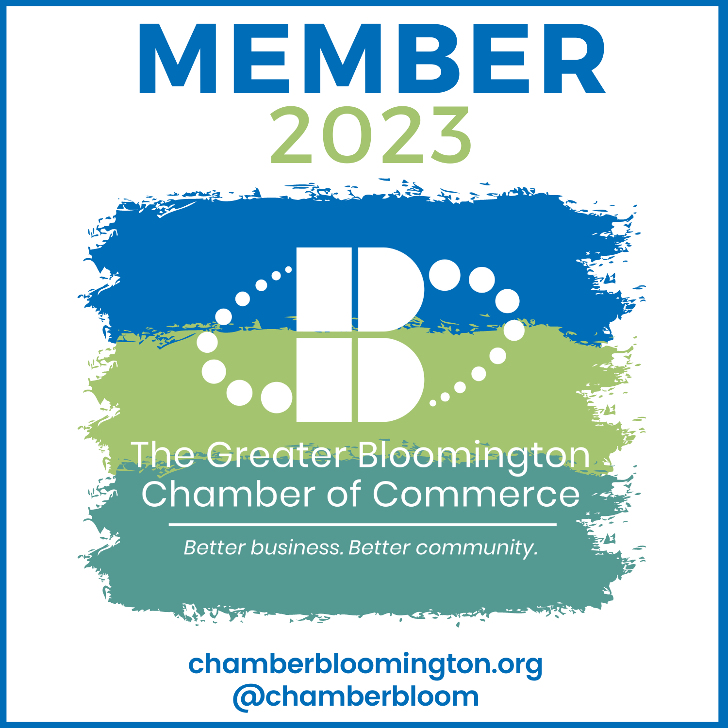 2023 Member of the Greater Bloomington Chamber of Commerce