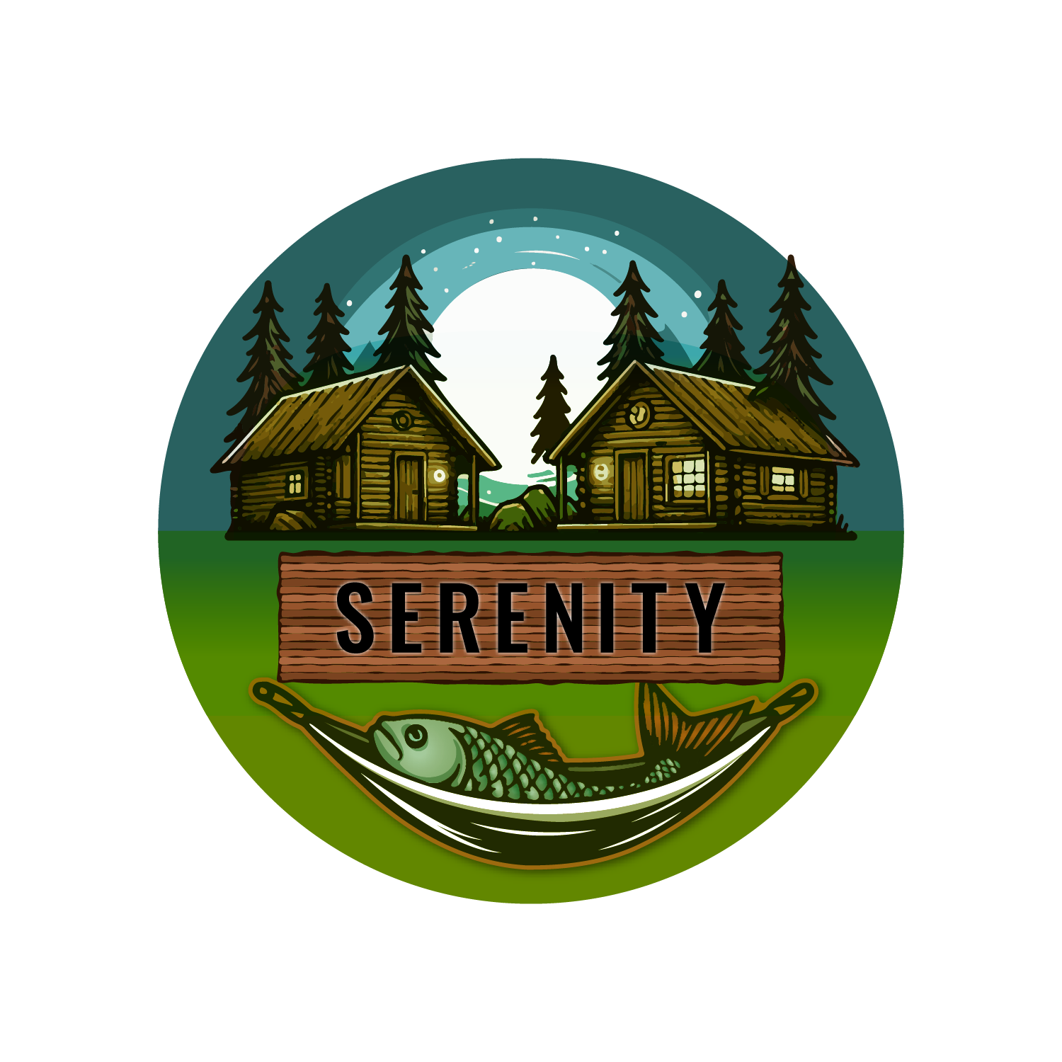 Serenity Cabins logo