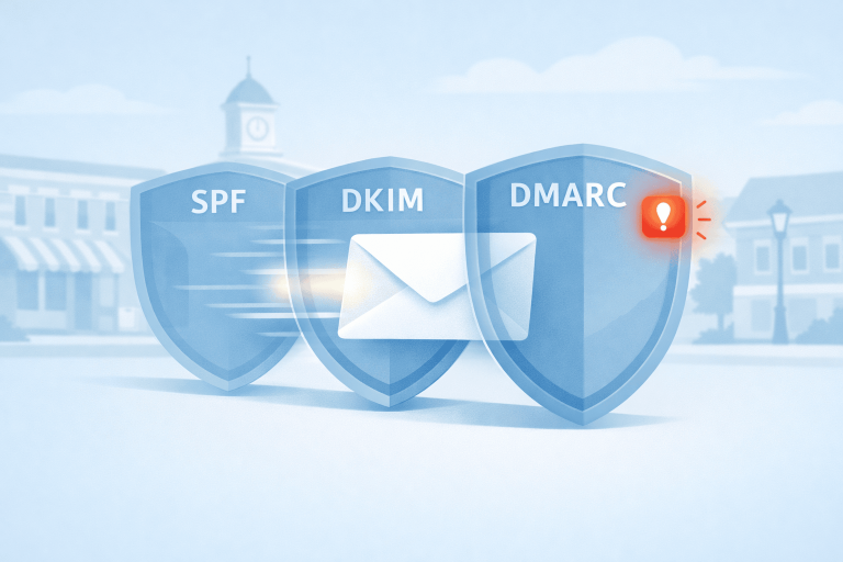 When SPF, DKIM, and DMARC Don’t Align: Fixing a Gmail Warning for the Bloomington Chamber