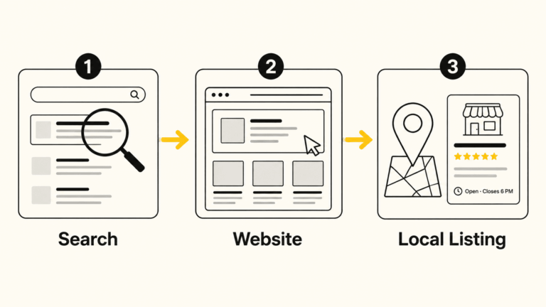 Google Analytics, Google Search Console, & Google Business: Three Different Jobs, One Full Picture
